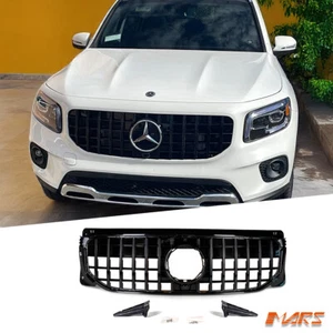 Black GLB35 Style Front Grill for Mercedes-Benz GLB X247 -No AMG Bumper Bar - Picture 1 of 9