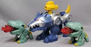 Playskool Power Rangers Dino lobo zord Imaginext y 2 Transformers Grimlock - Imagen 1 de 5