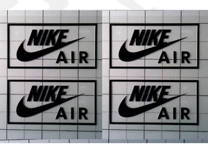 4 Stück 🦈 Nike Air Aufkleber Set - Auto, Fenster & Wandaufkleber | Je 2,5" breit 🦈 - Bild 1 von 2