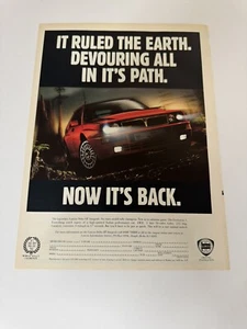 Original Lancia Delta HF Integrale Evolution 3 Magazine Advert Wall Art Man Cave - Picture 1 of 1
