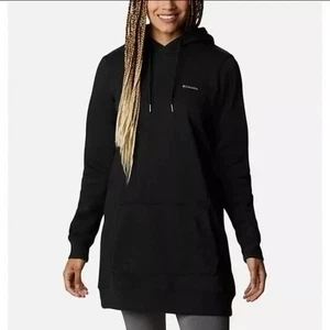 Columbia Rush Valley Long Hoodie Damen Large Schwarz Neu - Bild 1 von 5