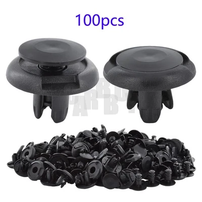 100x Clips de parachoques de guardabarros para Toyota Echo Land Cruiser Prius RAV4 Solara agujero de 7 mm Foto 1 de 4