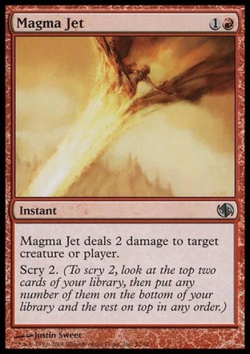 Magma Jet - Medium Play MTG Duel Decks: Jace vs Chandra - Image 1 of 1