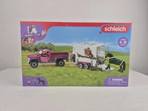 Schleich 42346 Horse Club Trailer & Pickup Truck Playset Figures Sealed - Picture 1 of 22