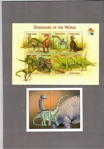 Sierra Leona Mi.Nr. 3951-3958 + Bloque 509 ** / MNH - Dinosaurio - Imagen 1 de 1
