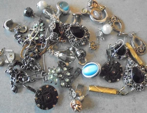 Konvolut Ohrringe Schmuck 20 Paare verschiedene Designs und Größen Nr. 4165 - Bild 1 von 6