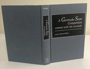A Gertrude Stein Companion Content With The Example Edited By Bruce Keller HC - Imagen 1 de 14