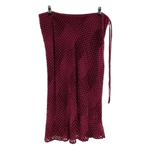 Laura Ashley Pink Silk Blend Velvet Polka Dot Tie Side Midi Dress UK 16 - Picture 1 of 4
