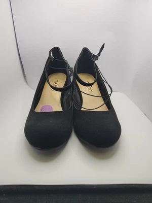 Женские черные туфли на танкетке Me Too размер 6,5 W - Изображение 1 из 4