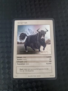 Life TCG 1. Edition Wild Yak Holo Rare Karte 37/100 Near Mint - Bild 1 von 2