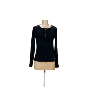 Levi's Women's Black Cotton Blouse - Size M - Picture 1 of 4