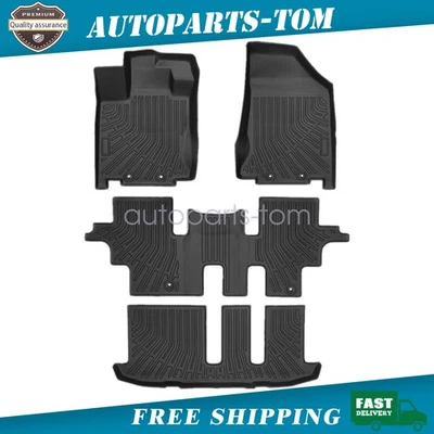 Alfombrillas forros para todo tipo de clima Infiniti QX60 2014-2020 3D TPE 4 PIEZAS Foto 1 de 4