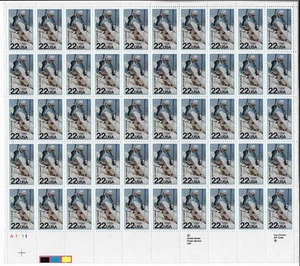 US SCOTT 2369 SHEET OF 50 WINTER OLYMPICS STAMPS 22 CENT FACE MNH - Picture 1 of 1