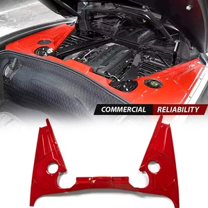 ABS Engine Bay Trim Red For 2020-2024 Corvette C8 Z06 Z51 Panel Appearance Cover - Picture 1 of 13