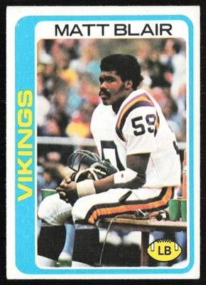 1978 Topps Matt Blair Minnesota Vikings #469 - Image 1 of 2
