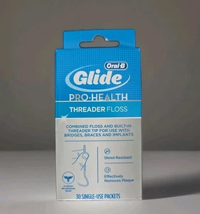 Hilo dental Oral-B Glide Pro-Health Threader 30 quilates • NUEVO sellado • descontinuado • raro - Imagen 1 de 3