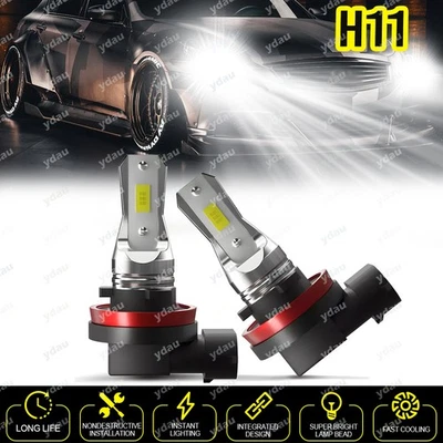 Bombillas antiniebla LED 2x para Infiniti G37 2011 2012 2013 6000 k blanco brillante H8 H11 Foto 1 de 4
