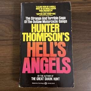 HELL'S ANGELS - HUNTER S THOMPSON - Ballantine, 1985 - vintage paperback - Foto 1 di 5