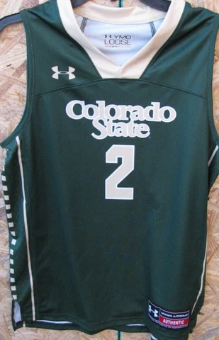 NEW BOYS UNDER ARMOUR COLORADO STATE RAMS BASKETBALL JERSEY #2 YOUTH MEDIUM KIDS Cover