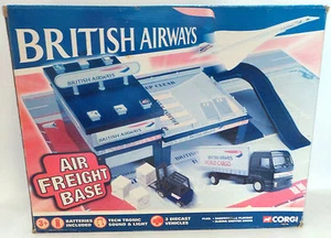 AVIATION : BRITISH AIRWAYS FRIEGHT BASE SET MADE BY CORGI IN 2003 - Picture 1 of 4