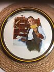 1976 First Limited Edition Norman Rockwell Country Postman Metal Tray