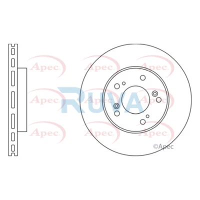 Se adapta al disco de freno delantero Ruva 1997-2002 hr-v 1999-2005 Prelude 1997-2000 Foto 1 de 2