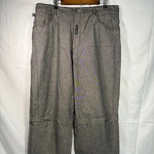 Damani Dada Vintage Y2K grau Wide Leg Hip Hop Jeans Gr. 40 grau Skate Punk - Bild 1 von 9
