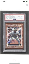 Rickey Henderson Signed 1991 Donruss Elite #7 #00879/10000 (PSA)