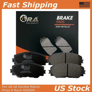 For xB xD Corolla Matrix Prius V Rav4 2010-2012 HS250h Front Disc Brake Pads - Picture 1 of 6