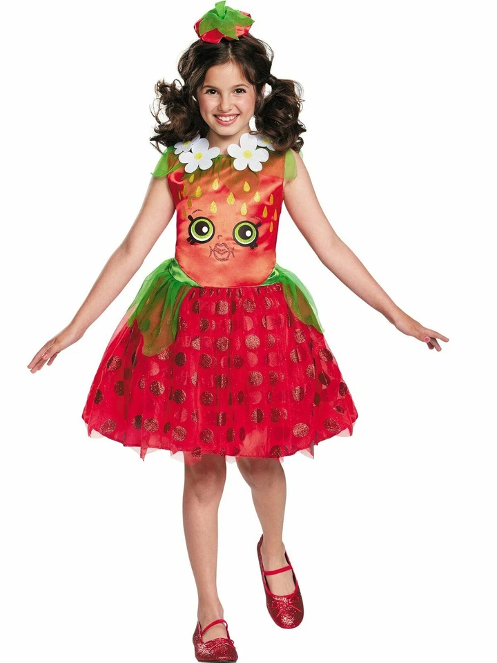 Disguise Shopkins Strawberry Classic Costume One Color Medium 7 8