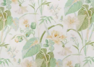JUEGO DE 8 CORTINAS HABITACIÓN GRANDE Elegante Marfil Fresco TU GRACIA exótico floral - Imagen 1 de 3