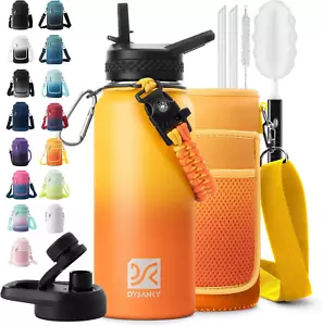 Insulated Water Bottle | Thickened Stainless Steel Vacuum Metal Thermos | Portab - Picture 1 of 12
