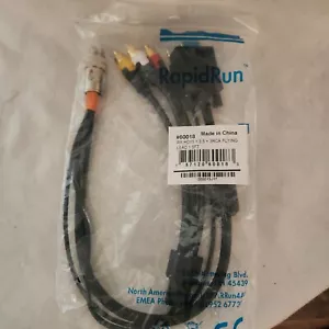 RAPIDRUN 60018 VGA (HD15) + 3.5mm + Composite Video + Stereo Audio Flying Lead - Picture 1 of 3