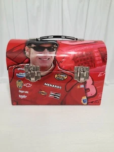Dale Earnhardt Jr Metal Dome Lunch Box 9x6.5 Racing Nascar Fan Sport Memorbilia - Picture 1 of 7