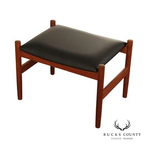 Spøttrup Danish Modern Teak Stool - Picture 1 of 12