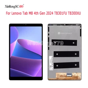 For Lenovo Tab M8 4th Gen 2024 TB301FU TB300XU LCD Display and Touch Digitizer - Picture 1 of 6