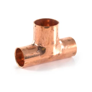 22mm x22mm X35mm End Feed Reduced Tee Pack Of 5 (22x22x35 Reduced Tee EndFeed) - Picture 1 of 1