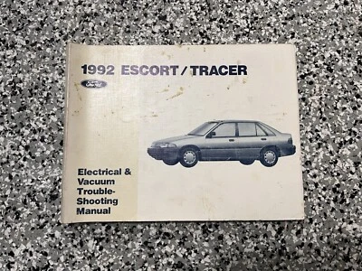 Ford Escort/Mercury Tracer 1992 manual de solución de problemas eléctrico y de vacío Foto 1 de 2
