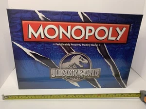 NEW JURASSIC WORLD Park DINOSAUR MONOPOLY HASBRO 2015 SEALED - Picture 1 of 4