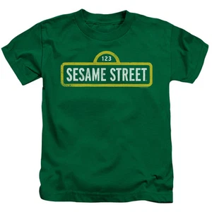 SESAME STREET ROUGH LOGO Toddler Kids Graphic Tee Shirt 2T 3T 4T 4 5-6 7 - Picture 1 of 3