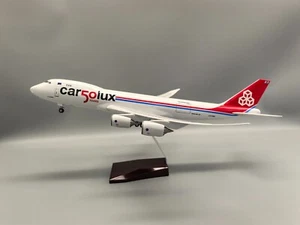 1/140 Luxembourg Cargo 747-8F Passanger Aircraft Model Without Lights - Picture 1 of 6