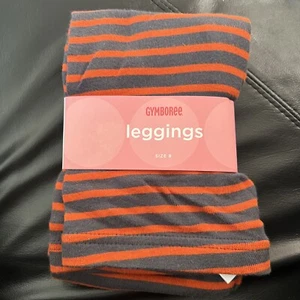 NWT VINTAGE GYMBOREE LONG LEGGING STRIPED PANTS HALLOWEEN THANKSGIVING ORANGE 8 - Picture 1 of 4