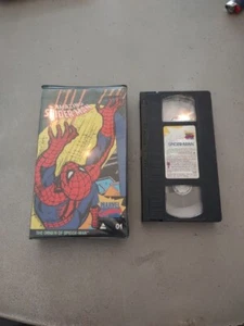 Marvel Comics The Amazing Spider-Man Origin (VHS, 1985) Video Library #1 Rare - Imagen 1 de 4