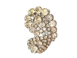 RIESIGE STRASS BROSCHE STATEMENT VINTAGE IM TREND 3" - Bild 1 von 1