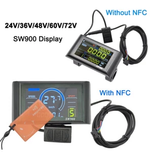 24V/36V/48V/60V/72V E-Bike SW900 Colour LCD Display Control Panel Meter w/NFC - Bild 1 von 25