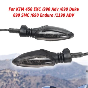 Luz LED de señalización de giro delantera/trasera para KTM 1050/1090/1190 ADV 500 EXC 690 Duke - Imagen 1 de 10