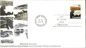 CANADA Day of Issue Cover Briefmarke Definitive Ordinaire 1972 Canel OTTAWA - Picture 1 of 1