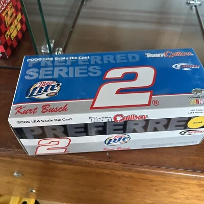 2006 KURT BUSCH TEAM CALIBER PREFFERED SERIES 1:24 AUTOGRAPHED - Image 1 of 3