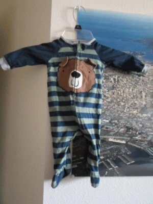  Gerber- seis ternos de dormir- multicolorido- 0-3 meses mistura de algodão - Imagem 1 de 4