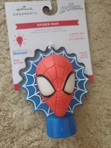 Hallmark Premium Spider-Man Marvel Walmart Ornamento Iluminado Raro NUEVO - Imagen 1 de 3